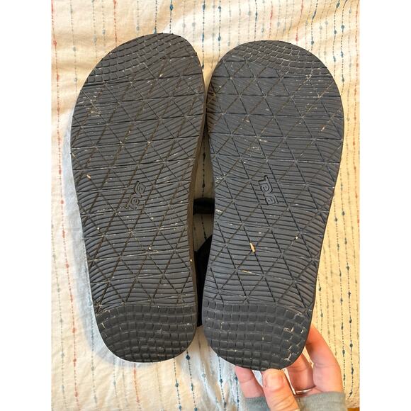 Men’s Teva Hurricane Sandals Black Size 12